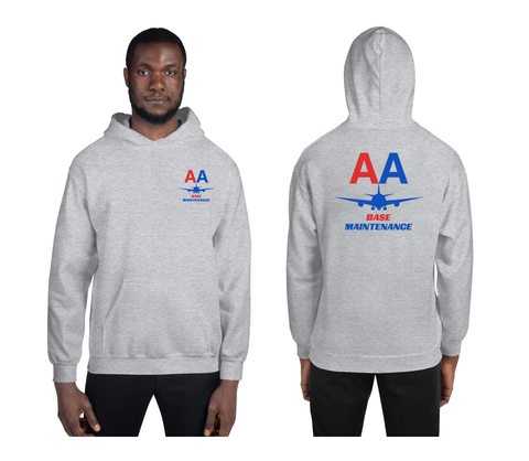 AMERICAN AIRLINES APPAREL - Base Maintenance Red-Blue Logo  Men's Hoodie