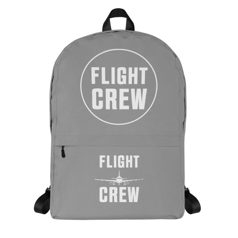 Flight Crew Gray Backpack