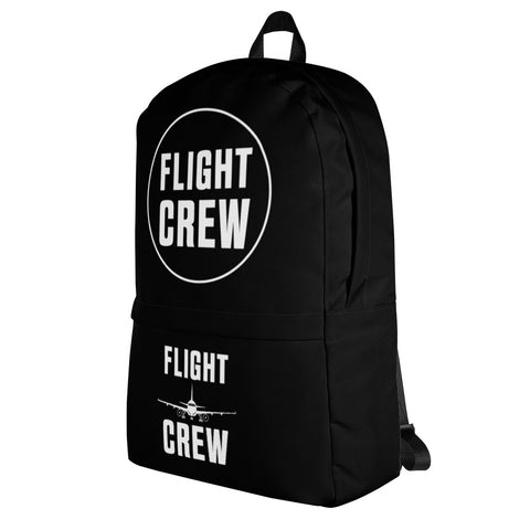 Flight Crew Black Backpack