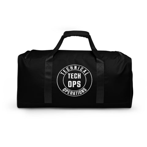 Tech-Ops Aircraft Maintenance Black Duffle Bag