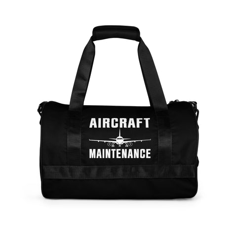 Tech-Ops Aircraft Maintenance Black Gym Bag