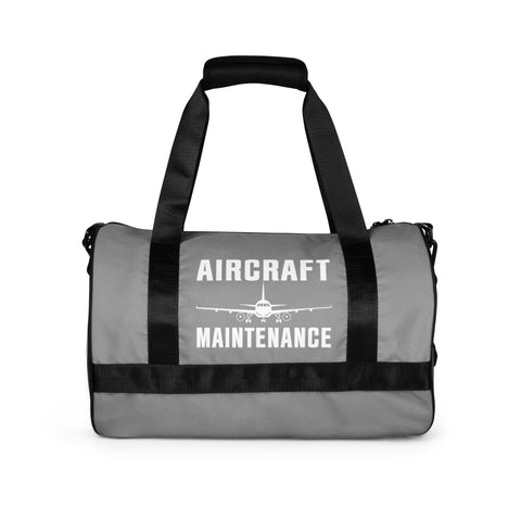 AMT Aircraft Maintenance Gray Gym Bag