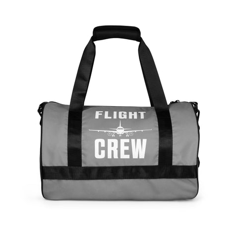 Flight Crew Gray Gym Bag