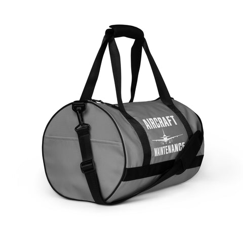 Tech-Ops Aircraft Maintenance Gray Gym Bag