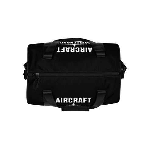 AMT Aircraft Maintenance Black Gym Bag