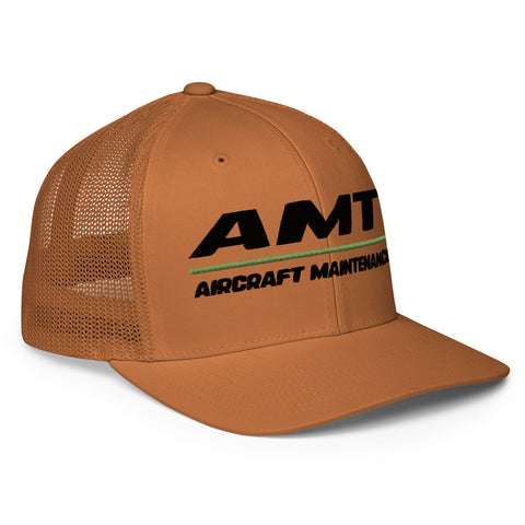 AMT Aviation Maintenance Closed-Back Trucker Cap