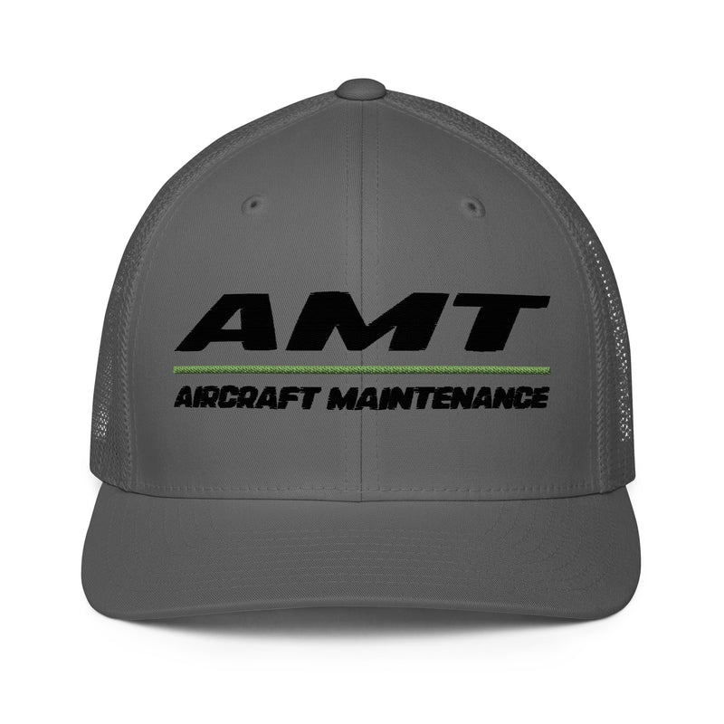 AMT Aviation Maintenance Closed-Back Trucker Cap
