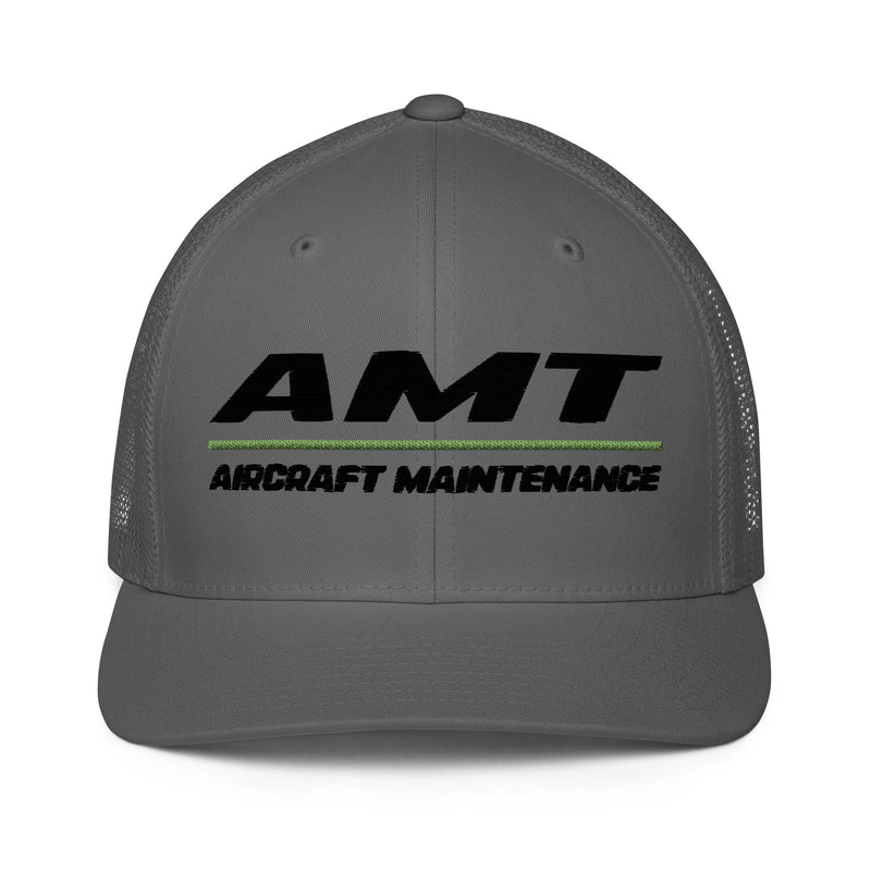 AMT Aviation Maintenance Closed-back trucker cap