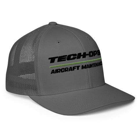Tech-Ops Aircraft Maintenance Closed-Back Trucker Cap
