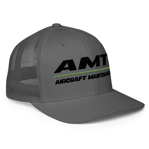 AMT Aviation Maintenance Closed-Back Trucker Cap