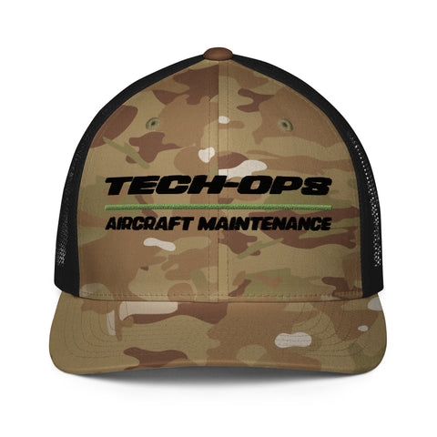 Tech-Ops Aircraft Maintenance Closed-Back Trucker Cap