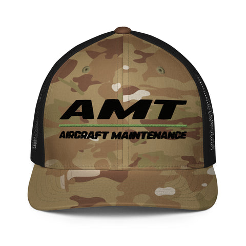 AMT Aviation Maintenance Closed-Back Trucker Cap