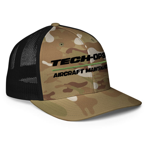 Tech-Ops Aircraft Maintenance Closed-Back Trucker Cap