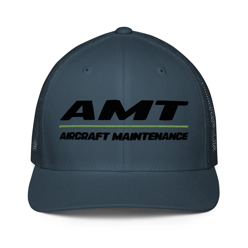 AMT Aviation Maintenance Closed-back trucker cap