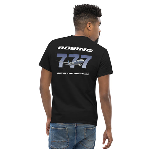 AMT Aircraft Maintenance, Boeing 777 Going The Distance Men's classic tee