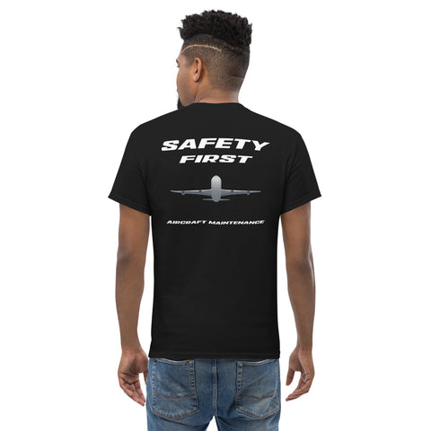 AMT Aircraft Maintenance, Safety First Aircraft Maintenance Men's classic tee