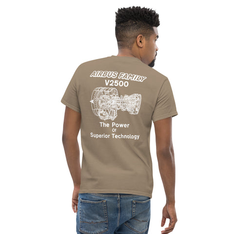 Flight Crew, Airbus Family V2500 The Power Of Superior Technology Men's Classic Tee