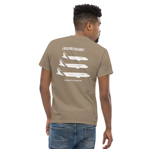 AMT Aircraft Maintenance, Airbus Family Setting The Standards Men's classic tee