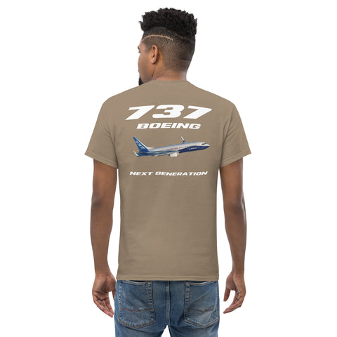 Tech-Ops Aircraft Maintenance, 737 Boeing Next Generation Men's Classic Tee