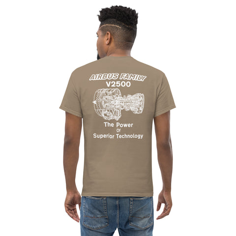 Flight Crew, Airbus Family V2500 The Power Of Superior Technology Men's Classic Tee