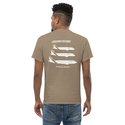 AMT Aircraft Maintenance, Airbus Family Setting The Standards Men's classic tee