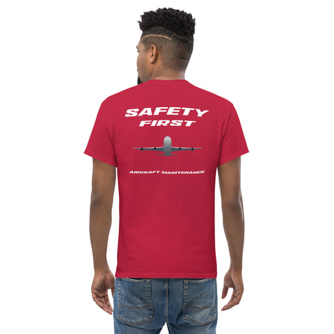 AMT Aircraft Maintenance, Safety First Aircraft Maintenance Men's classic tee