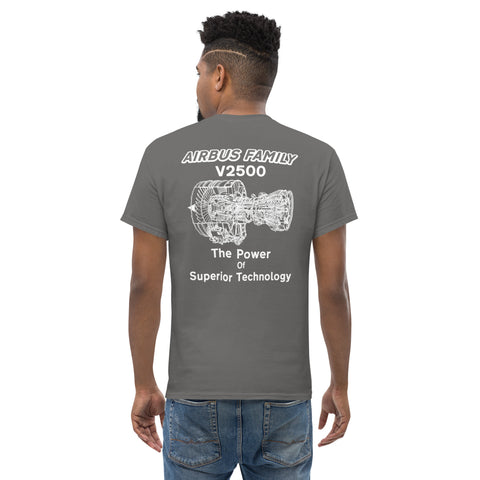 Flight Crew, Airbus Family V2500 The Power Of Superior Technology Men's Classic Tee