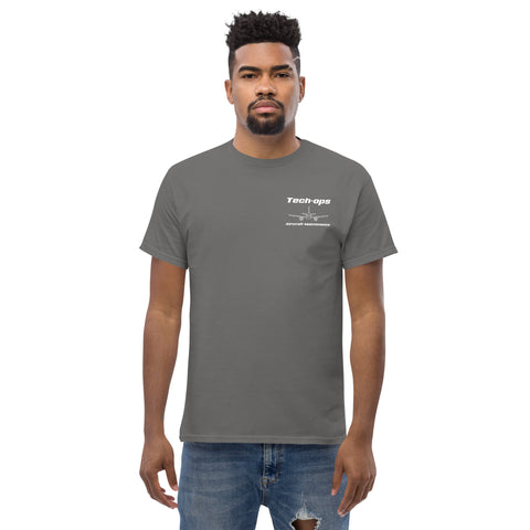 Tech-Ops Aircraft Maintenance, Safety First Aircraft Maintenance Men's classic tee