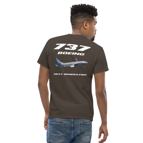 Tech-Ops Aircraft Maintenance, 737 Boeing Next Generation Men's Classic Tee