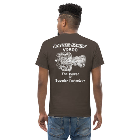 Flight Crew, Airbus Family V2500 The Power Of Superior Technology Men's Classic Tee