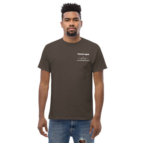 Tech-Ops Aircraft Maintenance, Safety First Aircraft Maintenance Men's classic tee