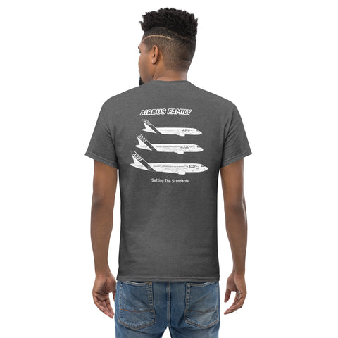 Flight Crew, Airbus Family Setting The Standards Men's Classic Tee