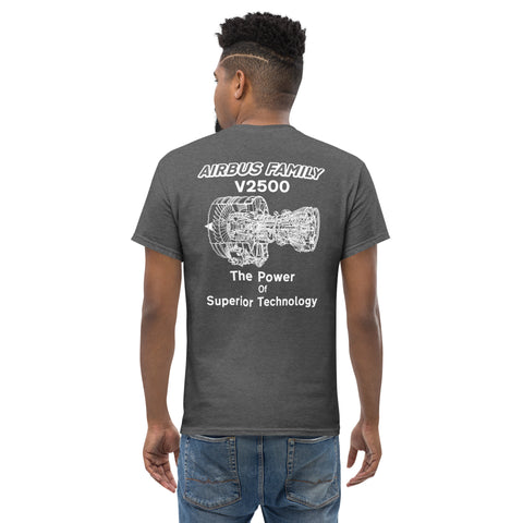 Flight Crew, Airbus Family V2500 The Power Of Superior Technology Men's Classic Tee