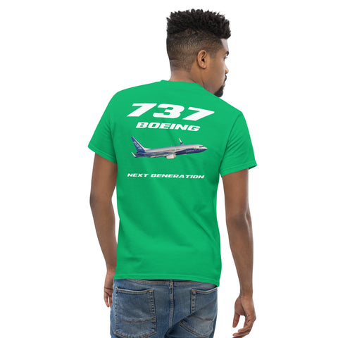 Tech-Ops Aircraft Maintenance, 737 Boeing Next Generation Men's Classic Tee
