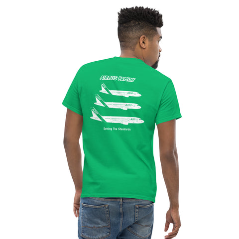 Flight Crew, Airbus Family Setting The Standards Men's Classic Tee