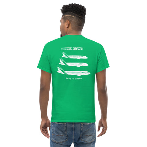 AMT Aircraft Maintenance, Airbus Family Setting The Standards Men's classic tee
