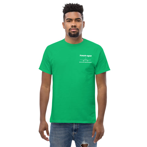 Tech-Ops Aircraft Maintenance, Safety First Aircraft Maintenance Men's classic tee