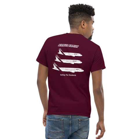 AMT Aircraft Maintenance, Airbus Family Setting The Standards Men's classic tee