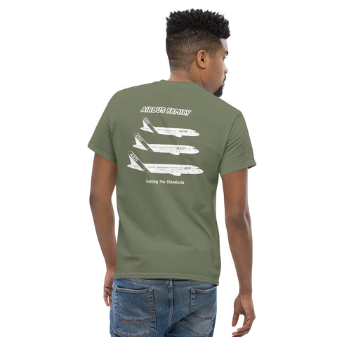 AMT Aircraft Maintenance, Airbus Family Setting The Standards Men's classic tee