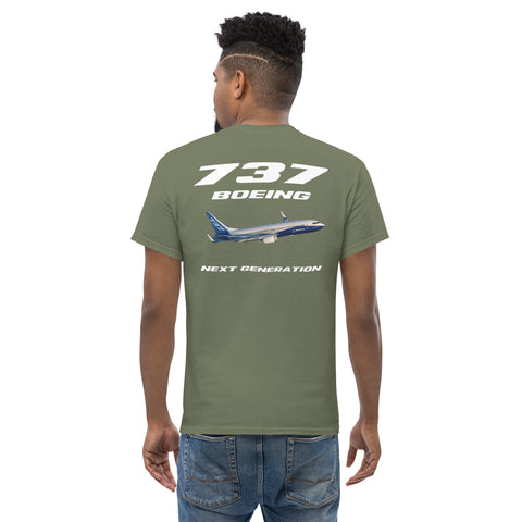 Tech-Ops Aircraft Maintenance, 737 Boeing Next Generation Men's Classic Tee