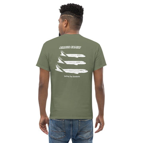 Flight Crew, Airbus Family Setting The Standards Men's Classic Tee