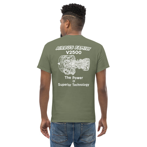 Flight Crew, Airbus Family V2500 The Power Of Superior Technology Men's Classic Tee