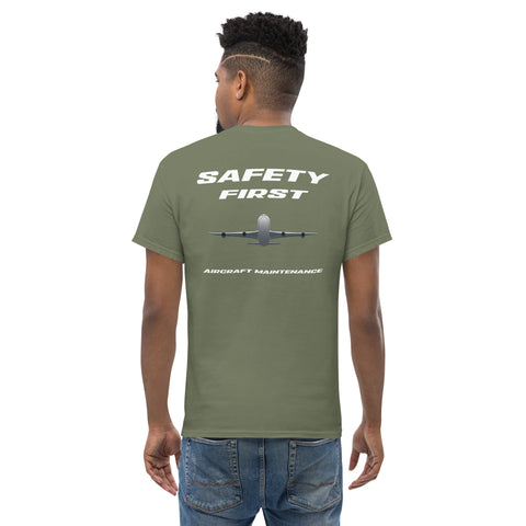 AMT Aircraft Maintenance, Safety First Aircraft Maintenance Men's classic tee