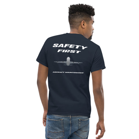 AMT Aircraft Maintenance, Safety First Aircraft Maintenance Men's classic tee