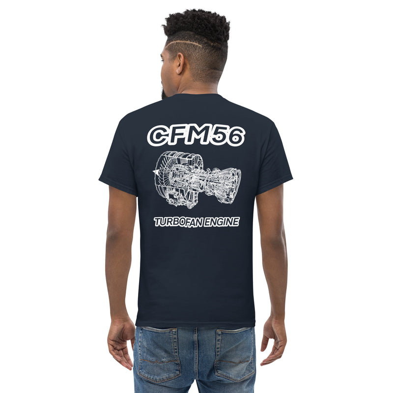 AMT Aircraft Maintenance, CFM56 Turbofan Engine Men's classic tee