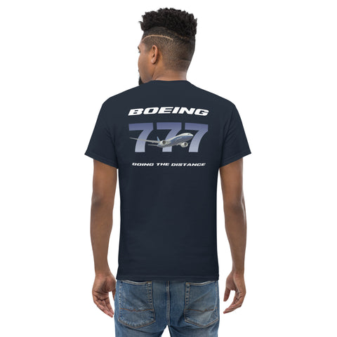 AMT Aircraft Maintenance, Boeing 777 Going The Distance Men's classic tee