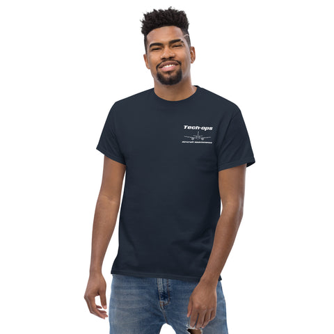 Tech-Ops Aircraft Maintenance, Safety First Aircraft Maintenance Men's classic tee