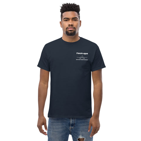 Tech-Ops Aircraft Maintenance, Airbus Family V2500 The Power Of Superior Technology Men's classic tee