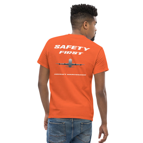 AMT Aircraft Maintenance, Safety First Aircraft Maintenance Men's classic tee