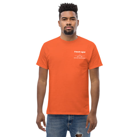 Tech-Ops Aircraft Maintenance, Airbus Family V2500 The Power Of Superior Technology Men's classic tee